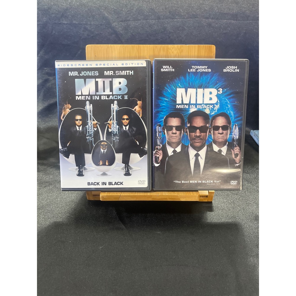 Men in Black II & 3 DVD Bundle MIB 2 Special Edition Widescreen Will Smith Movie